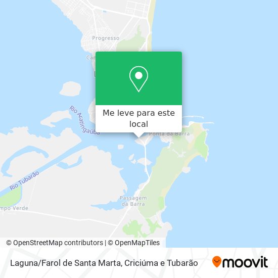 Laguna/Farol de Santa Marta mapa