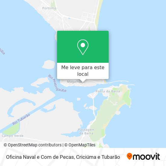 Oficina Naval e Com de Pecas mapa
