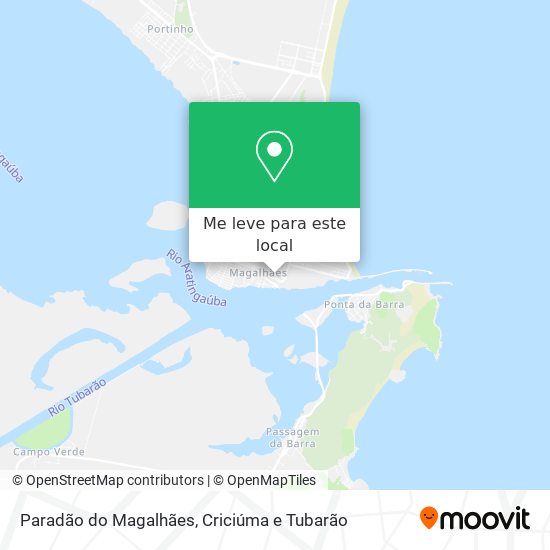 Paradão do Magalhães mapa