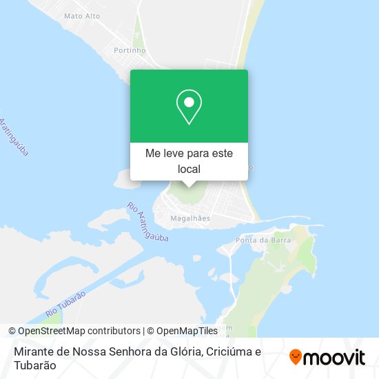 Mirante de Nossa Senhora da Glória mapa