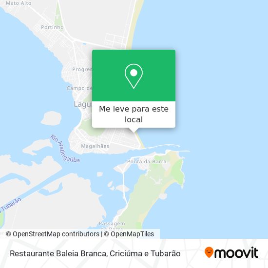 Restaurante Baleia Branca mapa
