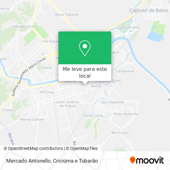 Mercado Antonello mapa