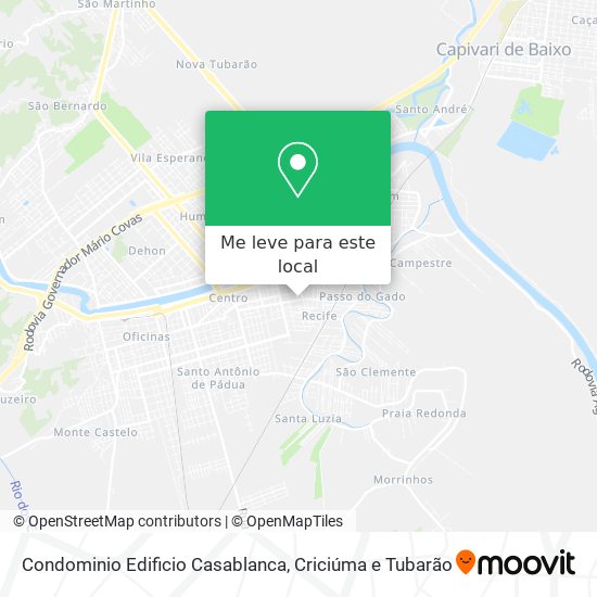 Condominio Edificio Casablanca mapa