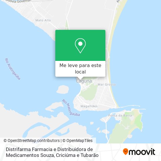 Distrifarma Farmacia e Distribuidora de Medicamentos Souza mapa