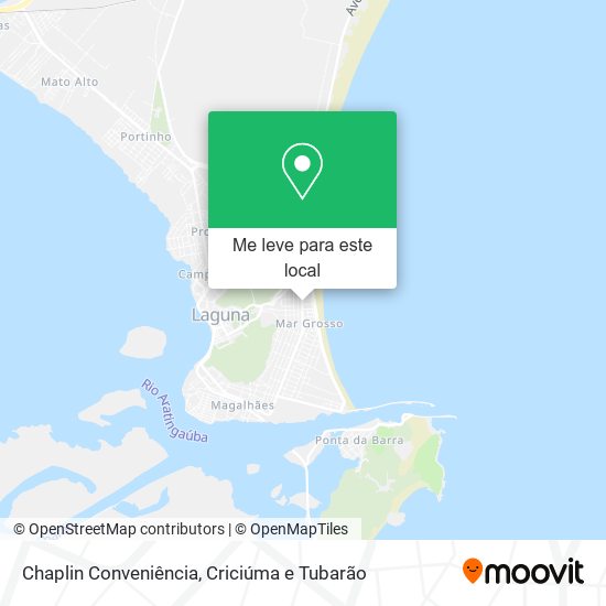 Chaplin Conveniência mapa