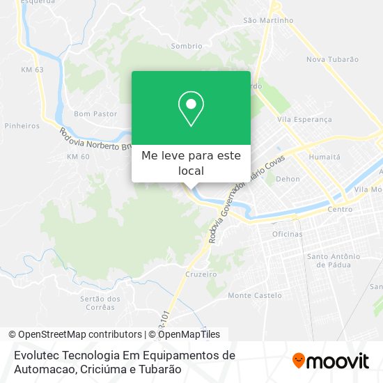 Evolutec Tecnologia Em Equipamentos de Automacao mapa