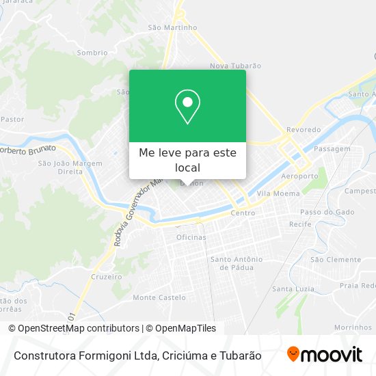 Construtora Formigoni Ltda mapa