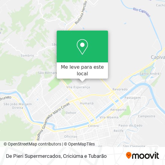 De Pieri Supermercados mapa