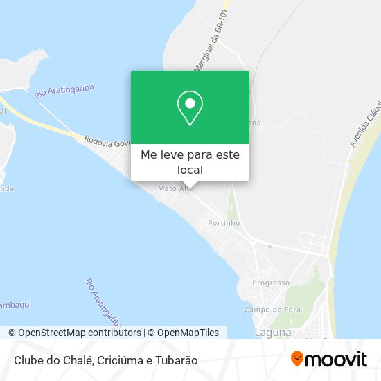Clube do Chalé mapa