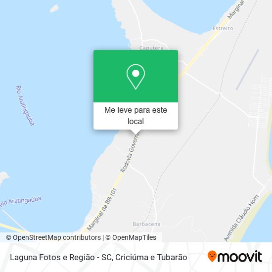 Laguna Fotos e Região - SC mapa
