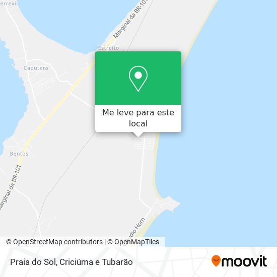 Praia do Sol mapa