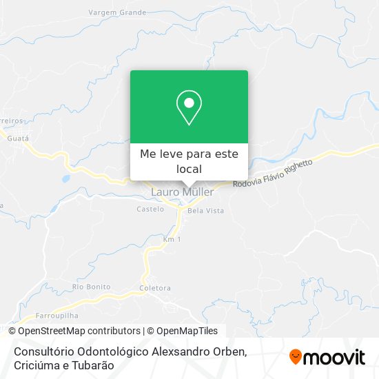 Consultório Odontológico Alexsandro Orben mapa