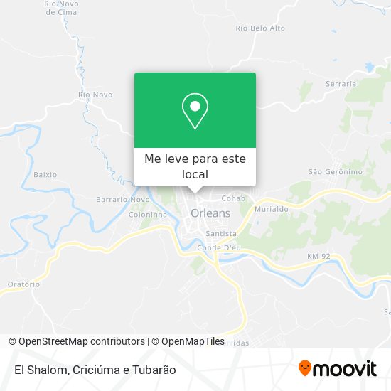 El Shalom mapa