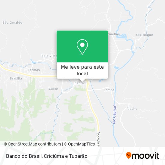 Banco do Brasil mapa