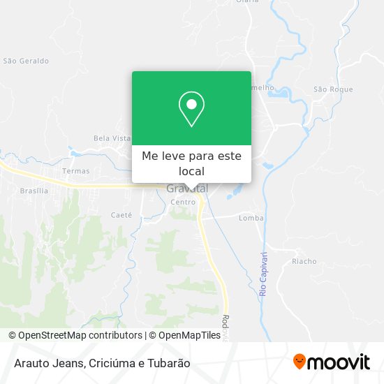 Arauto Jeans mapa