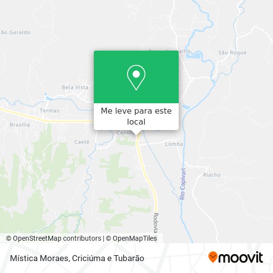 Mística Moraes mapa