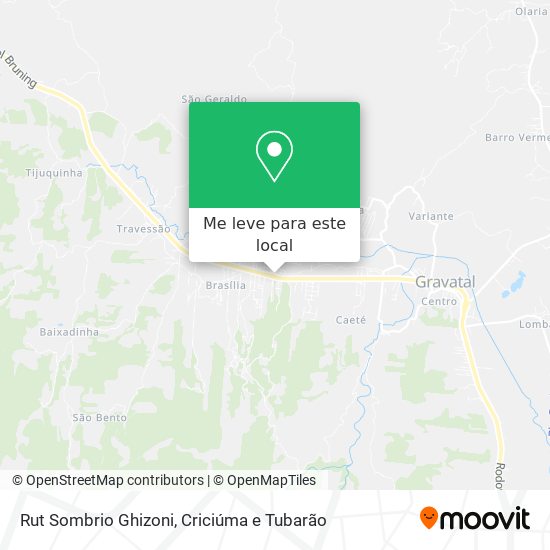 Rut Sombrio Ghizoni mapa