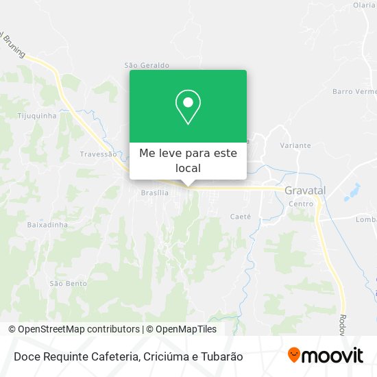 Doce Requinte Cafeteria mapa