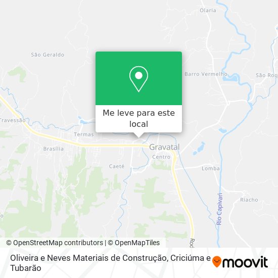 Oliveira e Neves Materiais de Construção mapa