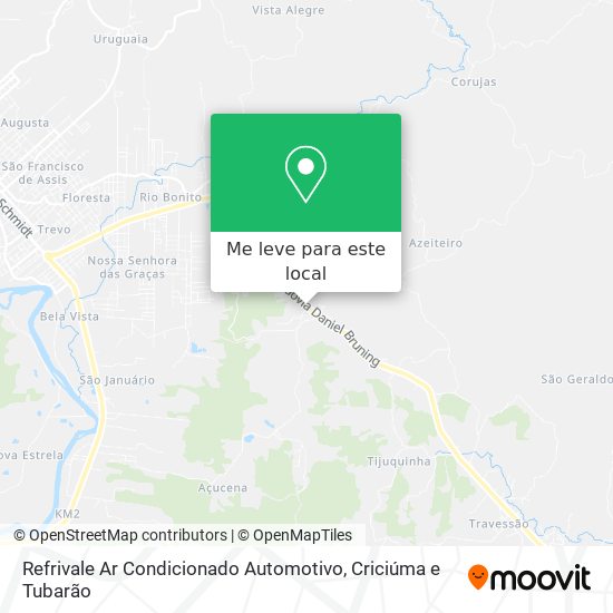 Refrivale Ar Condicionado Automotivo mapa