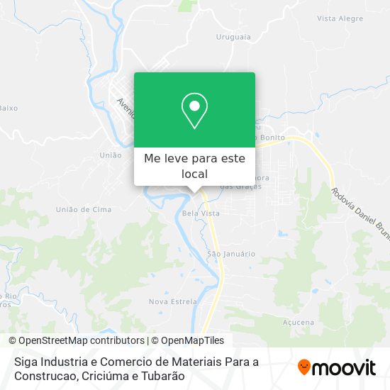 Siga Industria e Comercio de Materiais Para a Construcao mapa