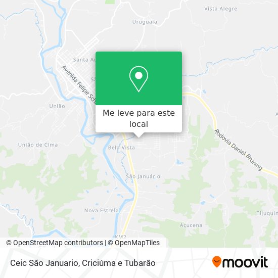 Ceic São Januario mapa