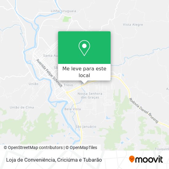 Loja de Conveniência mapa