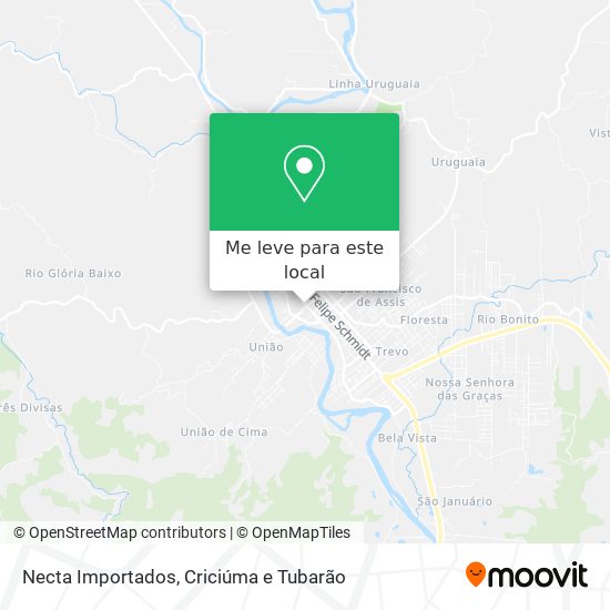 Necta Importados mapa