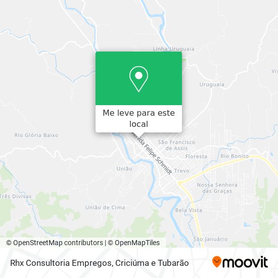 Rhx Consultoria Empregos mapa