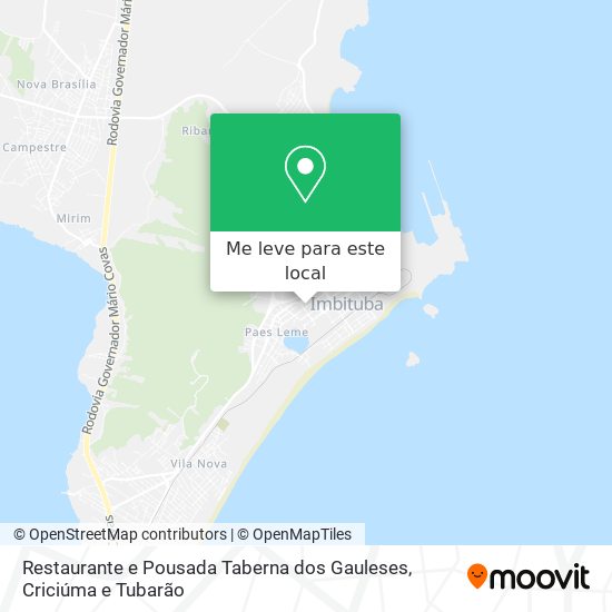 Restaurante e Pousada Taberna dos Gauleses mapa