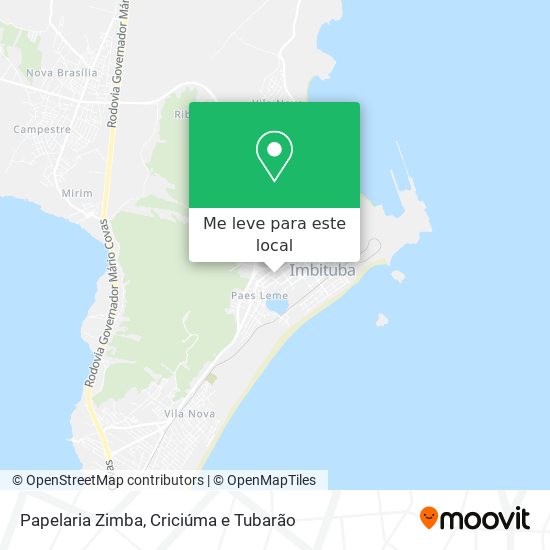 Papelaria Zimba mapa