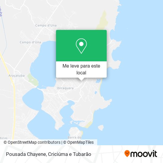 Pousada Chayene mapa