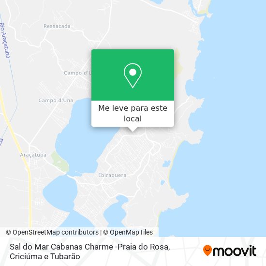 Sal do Mar Cabanas Charme -Praia do Rosa mapa