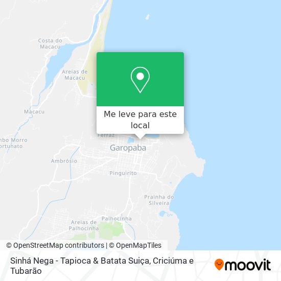 Sinhá Nega - Tapioca & Batata Suiça mapa