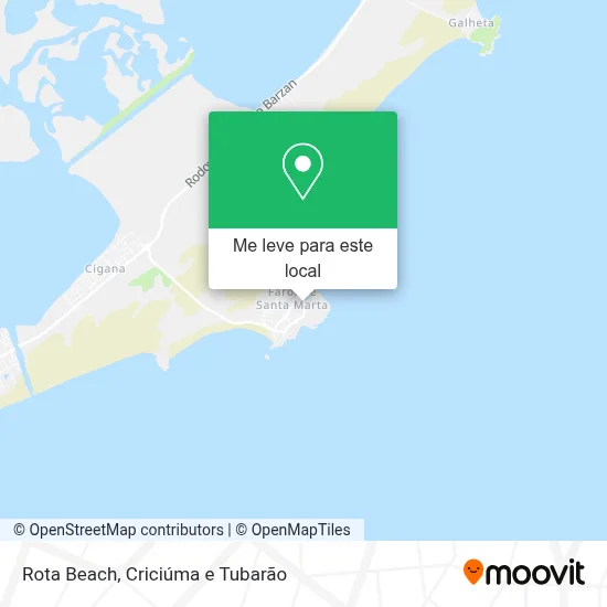 Rota Beach mapa