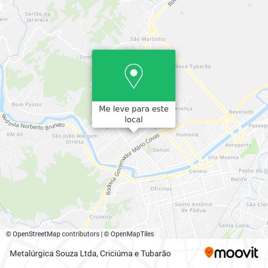 Metalúrgica Souza Ltda mapa