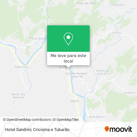 Hotel Sandrini mapa