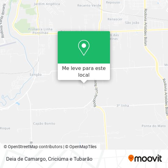 Deia de Camargo mapa