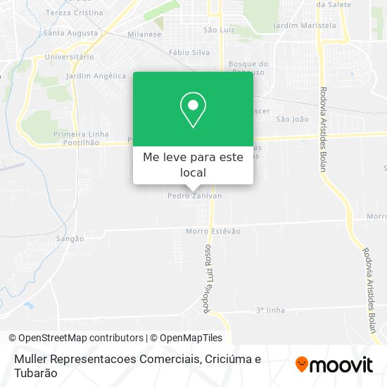 Muller Representacoes Comerciais mapa