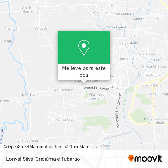 Lorival Silva mapa