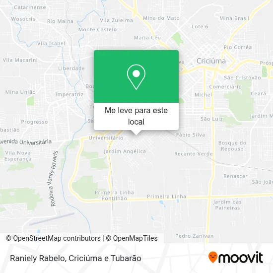 Raniely Rabelo mapa