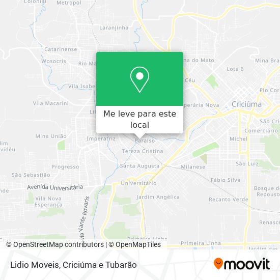 Lidio Moveis mapa