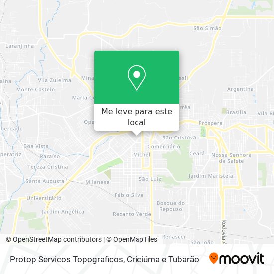 Protop Servicos Topograficos mapa