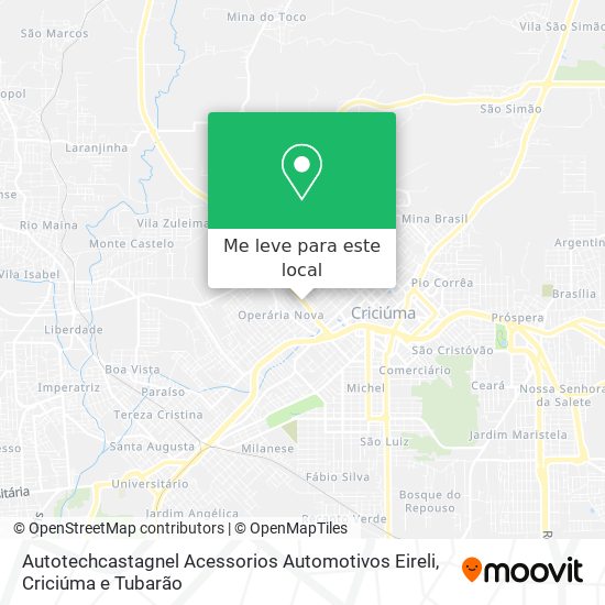 Autotechcastagnel Acessorios Automotivos Eireli mapa