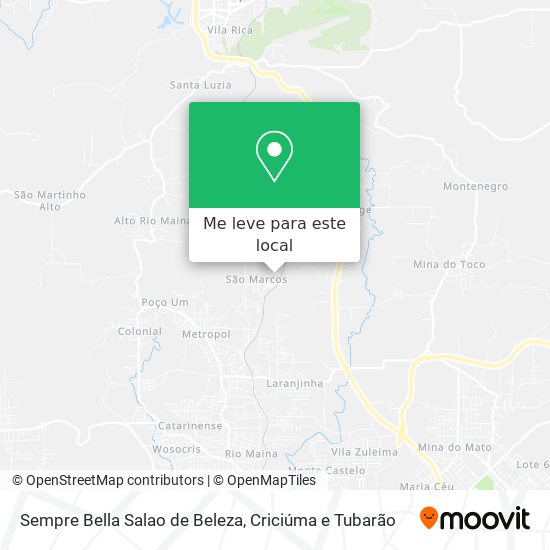 Sempre Bella Salao de Beleza mapa