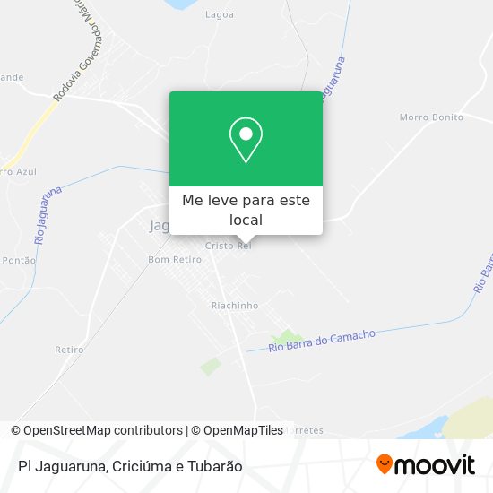Pl Jaguaruna mapa