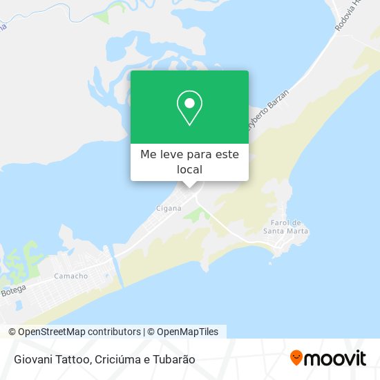 Giovani Tattoo mapa