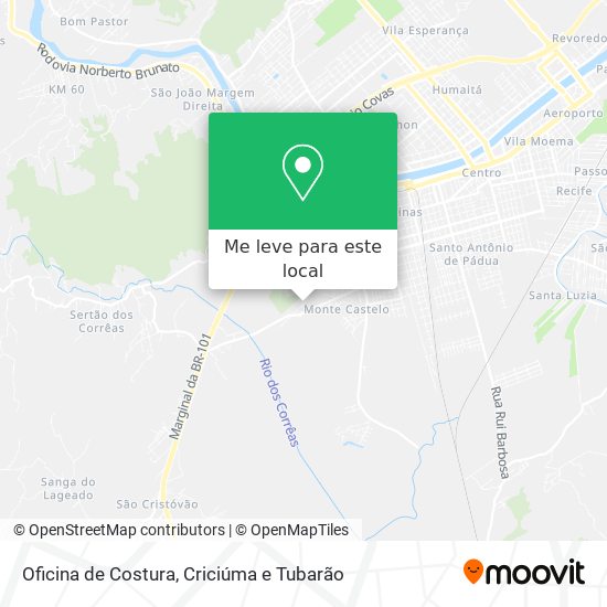 Oficina de Costura mapa