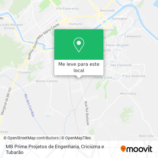 MB Prime Projetos de Engenharia mapa