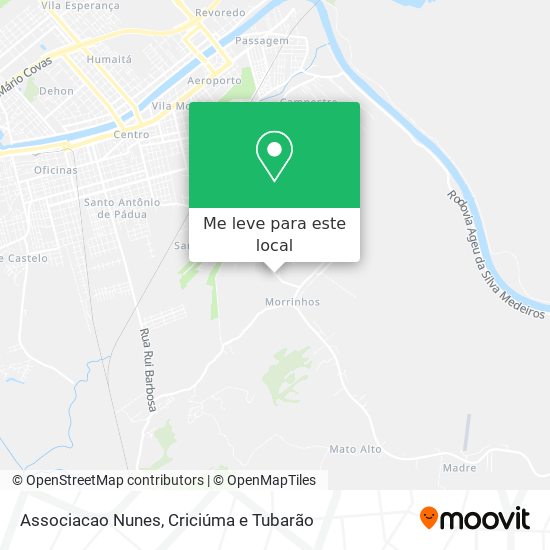 Associacao Nunes mapa